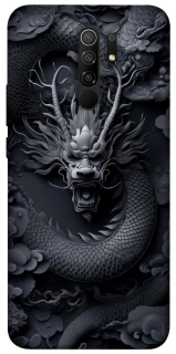 Чехол на Xiaomi Redmi 9 black dragon фото 1 из 1