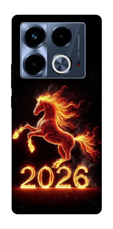 Чохол на Infinix Note 40 4G Red Fire Horse ver.1 фото 1 з 1