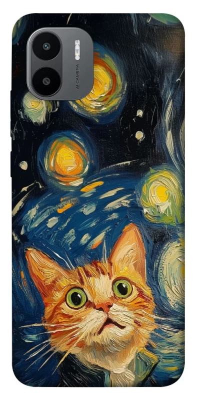 Чехол на Xiaomi Redmi A1+ / Poco C50 / A2+ paint cat фото 1 из 1