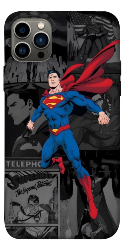 Чехол на Apple iPhone 12 Pro (6.1") superman comics фото 1 из 1