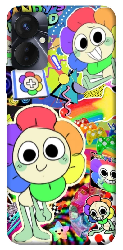 Чохол на TECNO Spark 9 Pro (KH7n) Dandy world collage фото 1 з 1