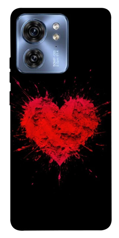 Чохол на Motorola Edge 40 Splash heart фото 1 з 1
