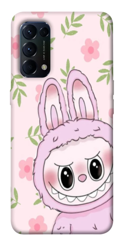 Чохол на Oppo Reno 5 4G Blossom Pink Labubu фото 1 з 1