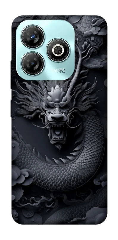 Чехол на ZTE Blade A75 4G black dragon фото 1 из 1