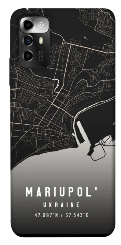 Чехол на ZTE Blade A72 Mariupol map фото 1 из 1