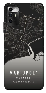 Чехол на ZTE Blade V40 Vita Mariupol map фото 1 из 1