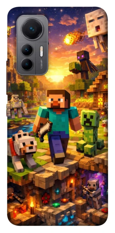 Чохол на Xiaomi 12 Lite Minecraft v6 фото 1 з 1
