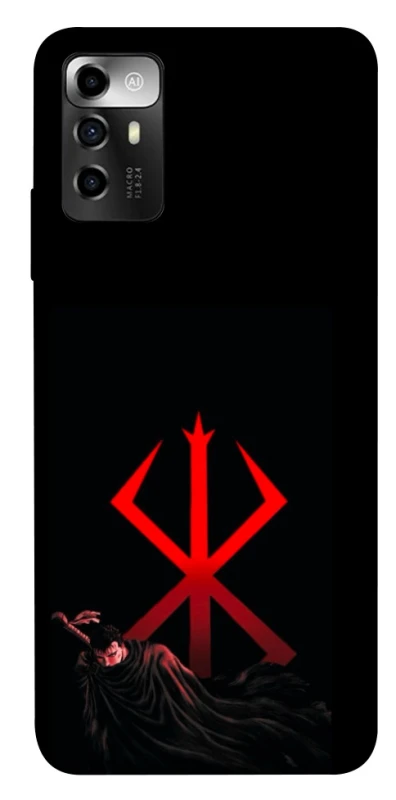 Чехол на ZTE Blade A72 Berserk Red Logo фото 1 из 1
