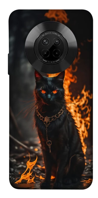 Чехол на Huawei Y9a Огненный кот фото 1 из 1