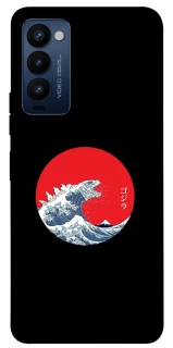 Чехол на TECNO Camon 18 Волны Японии фото 1 из 1