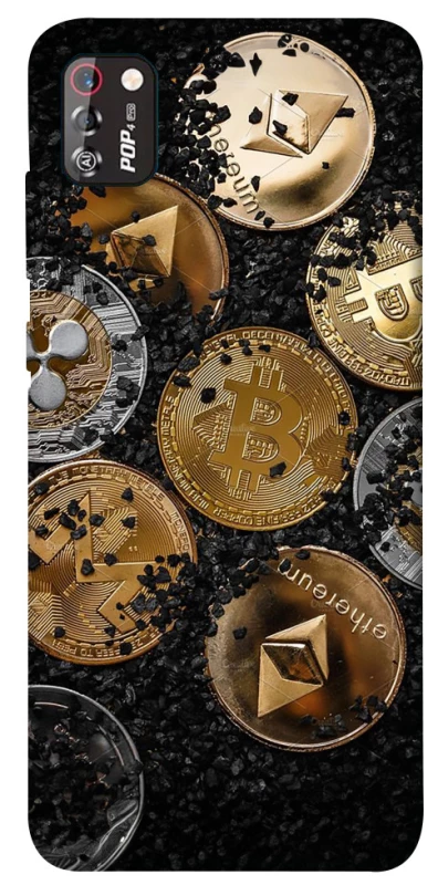 Чехол на TECNO POP 4 Pro Many coins v2 фото 1 из 1