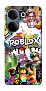 Чехол на TECNO Camon 20 Pro (CK7n) Roblox Characters Collage фото 1 из 1