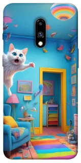 Чохол на OnePlus 7 crazy cat фото 1 з 1