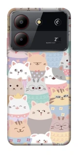 Чохол на ZTE Blade A54 4G Funny Kittens ver.2 фото 1 з 1