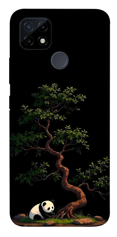 Чехол на Realme C21Y Panda and tree фото 1 из 1