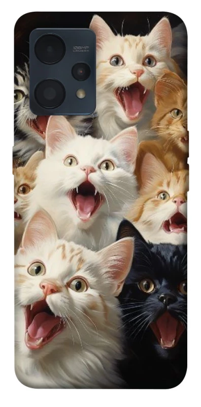 Чехол на Realme 9 4G / 9 Pro+ Коты фото 1 из 1