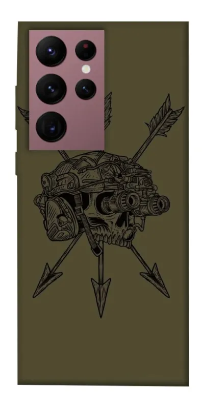 Чохол на Samsung Galaxy S22 Ultra Mil skull фото 1 з 1