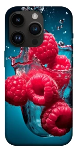 Чохол на Apple iPhone 14 Pro (6.1") Малинка у воді фото 1 з 1