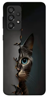 Чехол на Samsung Galaxy A33 5G Кот-подглядыватель v2 фото 1 из 1