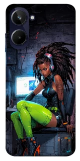 Чехол на Realme 10 4G Cyber girl фото 1 из 1