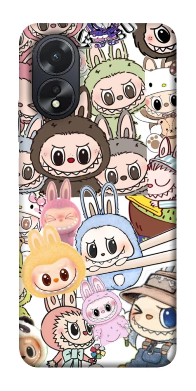 Чохол на Oppo A38 All Labubus фото 1 з 1