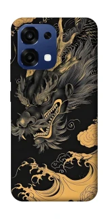 Чохол на Oppo A6 Pro 4G/5G gold dragon фото 1 з 2