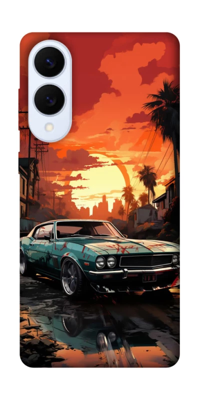 Чохол на Samsung Galaxy S25 Edge Car at sunset фото 1 з 1