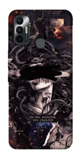 Чехол на TECNO Spark 7 Monster you created фото 1 из 1