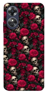 Чохол на Oppo A17 Черепа та рози фото 1 з 1