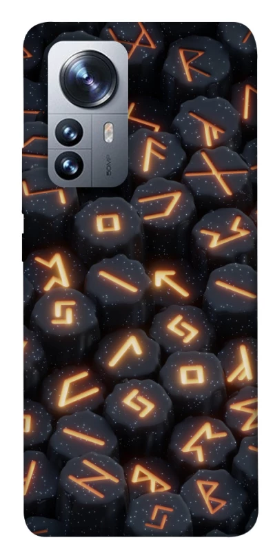 Чехол на Xiaomi 12 / 12X Огненые руны фото 1 из 1