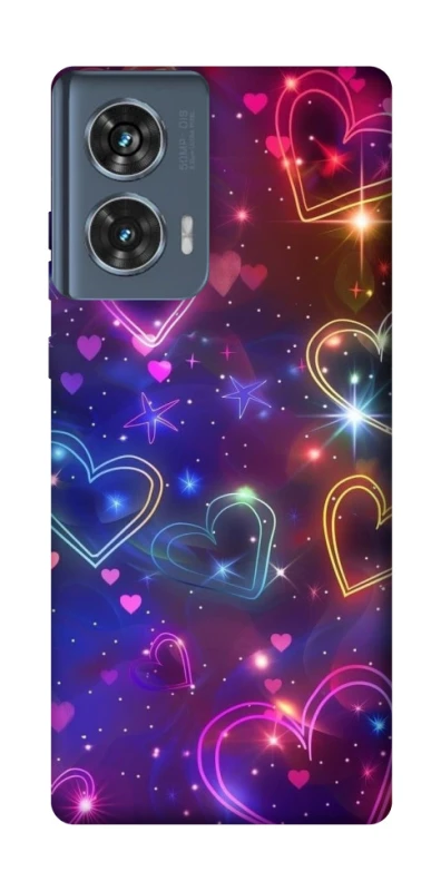Чохол на Motorola Edge 50 Drawn hearts фото 1 з 1