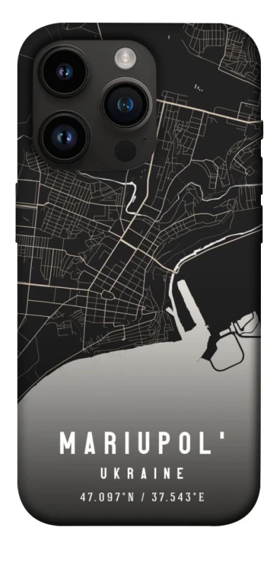 Чохол на Apple iPhone 14 Pro (6.1") Mariupol map фото 1 з 1