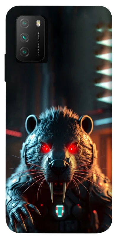Чехол на Xiaomi Poco M3 Cyber ​​beaver фото 1 из 1