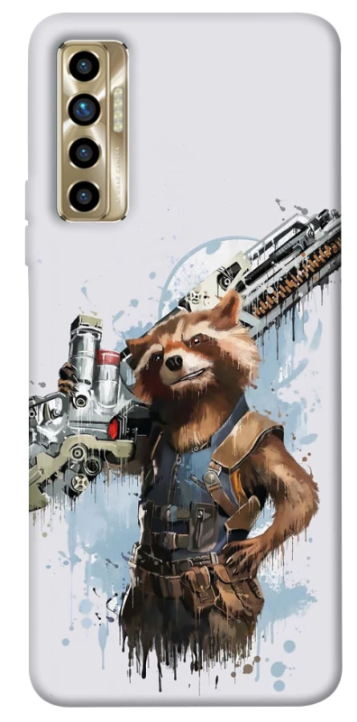 Чехол на TECNO Camon 17P Rocket Raccoon фото 1 из 1