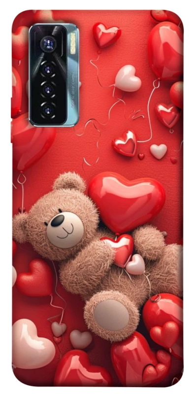 Чехол на TECNO Camon 17 Pro bear in hearts фото 1 из 1
