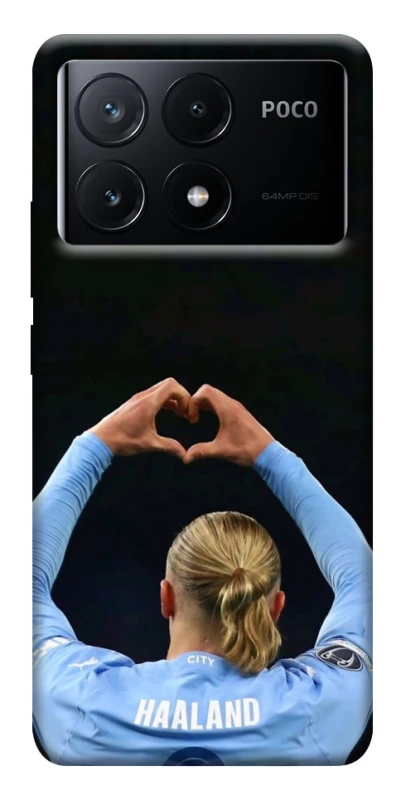 Чохол на Xiaomi Poco X6 Erling Haaland V2 фото 1 з 1