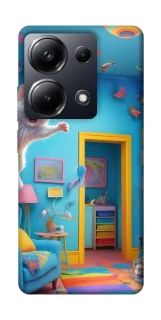 Чохол на Xiaomi Poco M6 Pro 4G crazy cat фото 1 з 1