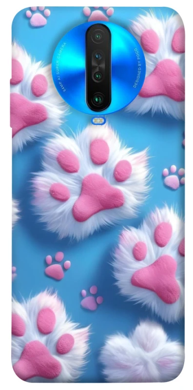 Чохол на Xiaomi Poco X2 Cat paw фото 1 з 1