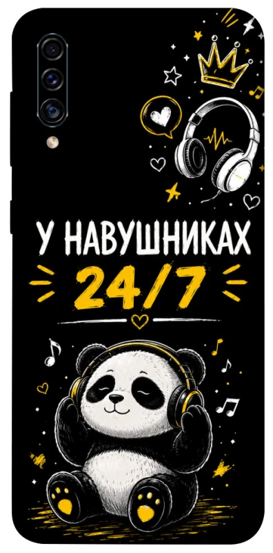 Чохол на Samsung Galaxy A50 (A505F) / A50s / A30s У навушниках 24/7 фото 1 з 1