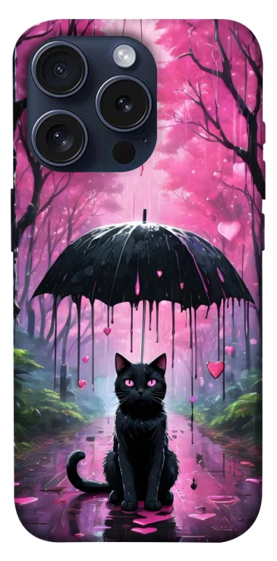 Чохол на Apple iPhone 15 Pro (6.1") Black cat фото 1 з 1