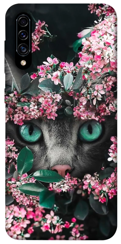Чехол на Samsung Galaxy A50 (A505F) / A50s / A30s Кот в цветах фото 1 из 1