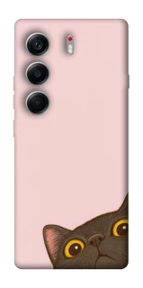 Чехол на Tecno Camon 40 Peeping cat фото 1 Чехол на Tecno Camon 40 Peeping cat фото 1 из 1