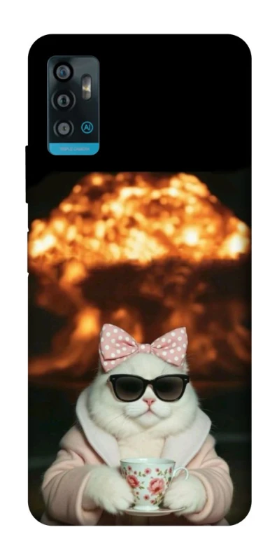 Чехол на ZTE Blade A71 Exploding Kittens ver.2 фото 1 из 1