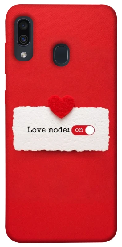 Чохол на Samsung Galaxy A20 / A30 Love Mode ON фото 1 з 1