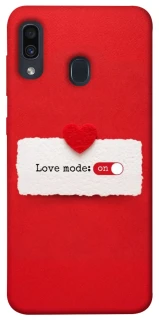 Чохол на Samsung Galaxy A20 / A30 Love Mode ON фото 1 з 1