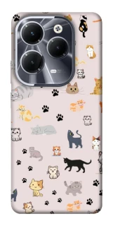 Чохол на Infinix Hot 40 Cat style ver.1 фото 1 з 1