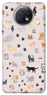 Чехол на Xiaomi Redmi Note 9 5G / Note 9T Cat style ver.1 фото 1 из 1