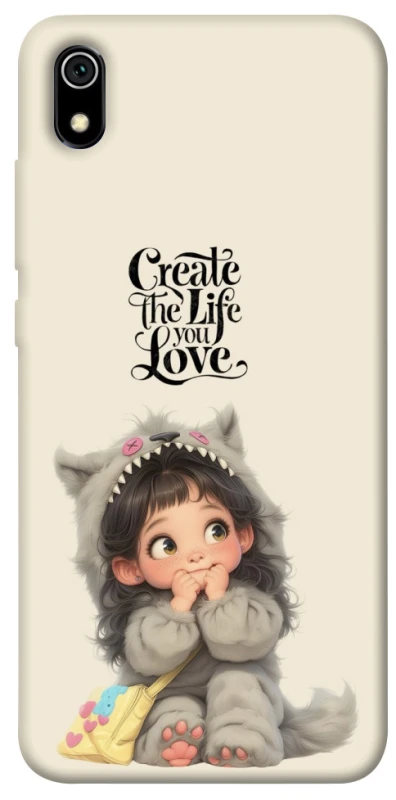Чохол на Xiaomi Redmi 7A Create the life you love фото 1 з 1