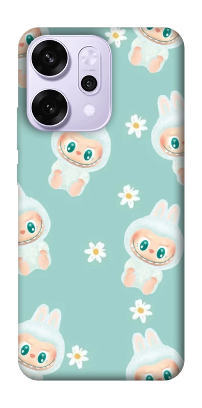 Чохол на Oppo Reno 14 Pro Labubu Green фото 1 з 1