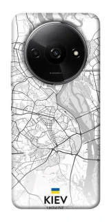 Чохол на Xiaomi Redmi A3 Kiev white map фото 1 з 1